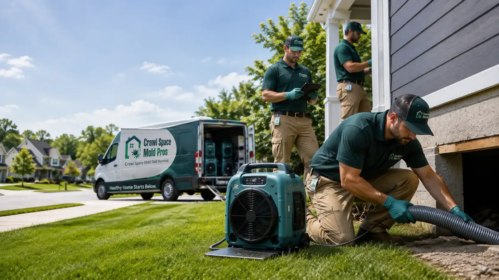 Crawl Space Mold Removal in Brewster, WA